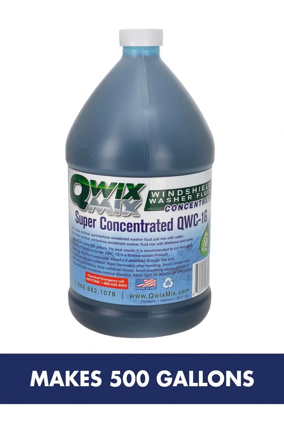 Qwix Mix QWC-1G 1-gallon jug biodegradable concentrate