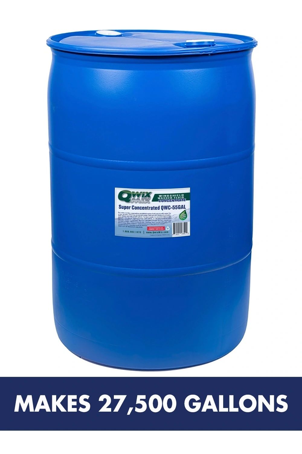 Qwix Mix QWC-55G 55-gallon drum biodegradable concentrate